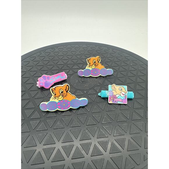 4 Vintage Goody The Lion King Kiddie Childs Hair Clip Rare - Picture 1 of 4